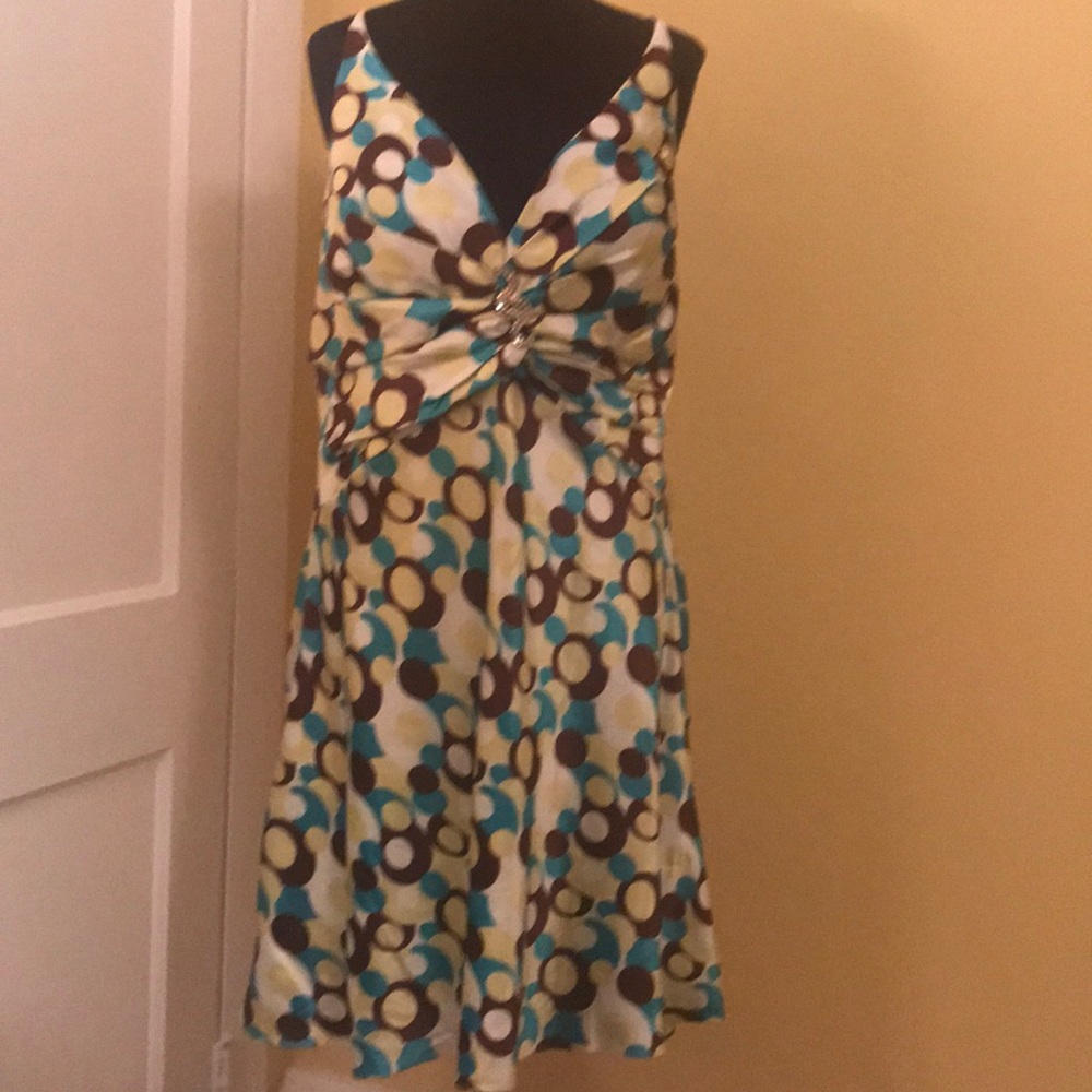 Retro Patterned Dress size 22
